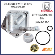『WM』CITY T9A GM6 JAZZ GK T5A BRV OIL COOLER WITH O-RING AUTO GEAR BOX 25560-5T0-003