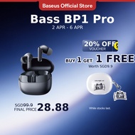 Baseus Bass BP1 Pro -50dB Bluetooth 5.4 In-Ear True Wireless Earbuds 55H Playingtime with IP55 Splas