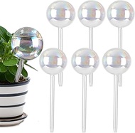 6 Pack Glass Self Watering Bulbs-9 Inch Iridescent Plant Water Globes for Plants -Self Watering Glob