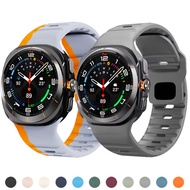 Watch Strap For Samsung Galaxy Watch 7 Ultra Strap 47mm Accessories correa Sport Silicone Bracelet F