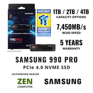 # SAMSUNG™ 990 PRO Series 1TB / 2TB / 4TB PCIe 4.0 NVME Solid State Drive (SSD) #