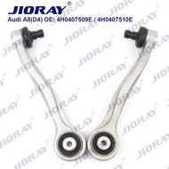 JIORAY Pair Front Upper Suspension Control Arm Curve For Audi A8 D4 4H2 4H8 4HC 4HL 2009-2018