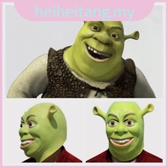 Shrek Mask Cosplay Costume Accessories Halloween Daily Necessities Children Adult Cartoon Animation 