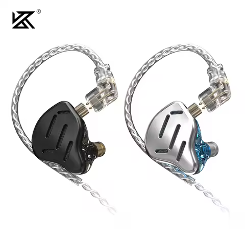 KZ ZAX 7BA 1DD 16 Unit Hybrid In-ear Earphones Metal HIFI Headset Music Sport KZ ZSX ZS10 PRO AS12 A