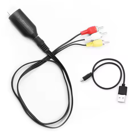 4k MALE HDMI-compatible to 3 RGB RCA Video Audio Adapter AV Component Converter HDMI2AV Support NTSC