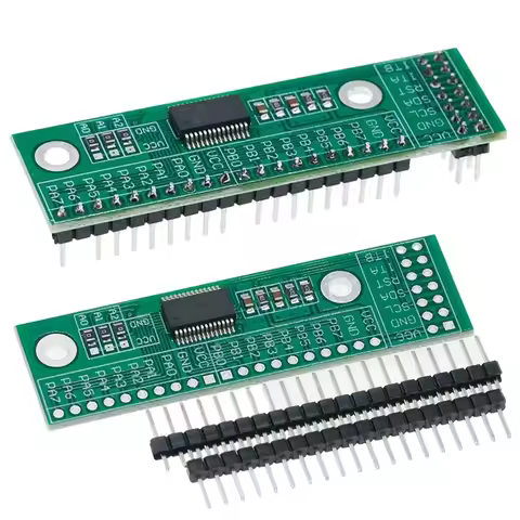 1pcs MCP23017-E/SS I2C IIC Expander Board Module I2C to 16IO IIC Input/Output Expansion Board MCP230