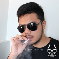 [[COD]] Black Pilot Glasses Police Glasses Men's Sunglasses Cheap Sunglasses Oval Glasses