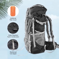 Case Valker Gaia Nylon Hiking Backpack with Rain Cover (60L) Beg Bagasi