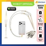 IPHONE Robot RGSCC120 RGSCL120 Type C to C Data Charger Cable Type C to Lightning/ Android Phone Str