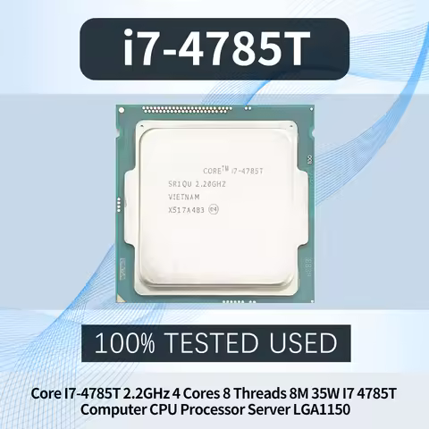 Core I7-4785T 2.2GHz 4 Cores 8 Threads 8M 35W I7 4785T Computer CPU Processor Server LGA1150