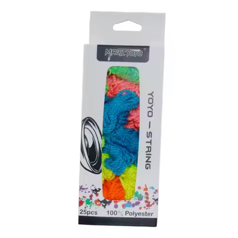 25x Yoyo Strings Pack Comfortable 44.49inch (Random Color) Durable Trick Yoyo Rope Yoyo Bearing Stri