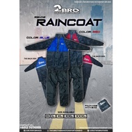 RAINCOAT M - 3XL BAJU HUJAN MOTORCYCLE RED BLUE 2BRO RB102