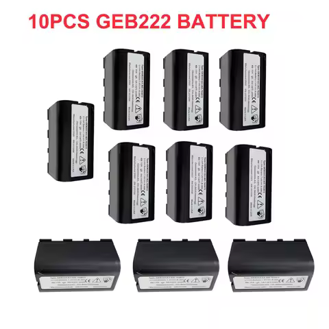 10PCS GEB222 Battery For Leica TS02/06/09/12/16 Total Stations GPS System ATX1200 1230 Piper 100 200