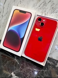 💜西門全新機/二手機專賣店💜拆封新機🍎iPhone14 128G 紅色🍎💟🔋電池100%有原保🔥可無卡分期🔥可貼換台北西門町實體門市✨其他機型歡迎詢問✨