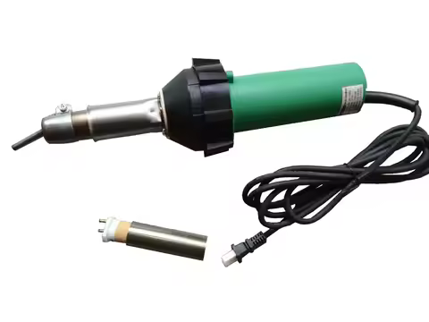 Professional Heat Gun 1600W Plastic Welding Gun Hot Air Gun With Built-In Air Motor & Temperature Co