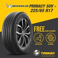 Michelin Primacy SUV+ 225/65R17 Tayar Tire (FREE INSTALLATION/Delivery) SABAH SARAWAK CRV CX30 CX5 CX8 X70 Harrier