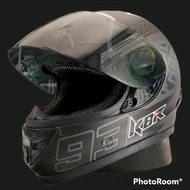 KBR Fullface Helmet Motif R10 SNI Cool Motorcycle