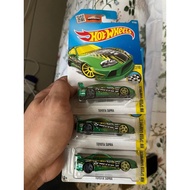 Toyota supra green hot wheels