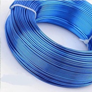 500G 1KG Dark Blue Aluminium Wire Bonsai Gardening Tool Silver Wire Dawai Pokok Bonsai Wire Modeling