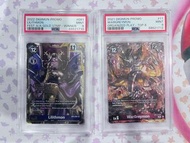 數碼暴龍卡 digimon card game 英文版 psa 9 lilithmon Wargreymon FES WINNER PROMO tournament TOP 8 promo