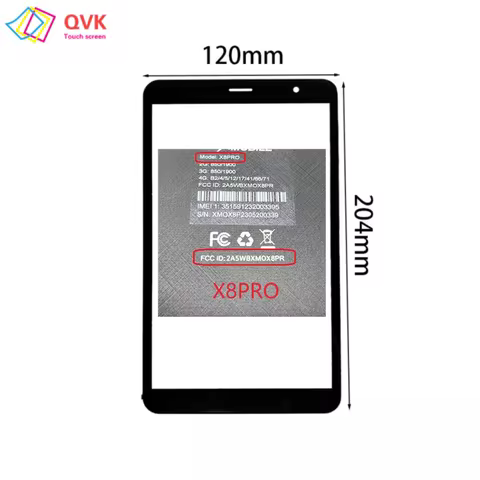 New 8Inch Black For X Mobile X8 PRO X8PRO 2A5WBXMOX8PR Tablet PC Capacitive Touch Screen Digitizer S