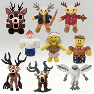 Forest 99 Nights Horror Game 99Nights Open Mouth Elk Game Merchandise Toys Plush Doll 6.16