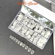 Pieceg Hsm face down, round face down nails with clear rough custard apple seeds