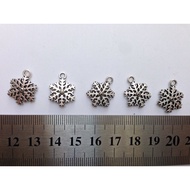 Snow charms for bracelets and handmade jewelry