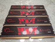 32gb ram G.Skill AEGIS DDR4 3200速度 8GB x 4 記憶體