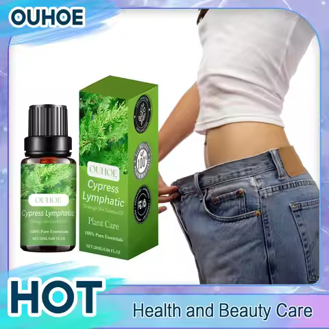 Lymphatic Drainage Oil Weight Loss Detox Fat Burning Promote Metabolism Firming Belly Thigh Body Mas