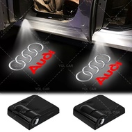 1/2/4pcs Car Door Welcome Light Projection Car Door Decoration Light for Audi A4 B8 A3 8P 8V S3 A5 A