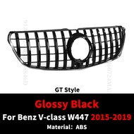Sport GT Style ตะแกรงฮู้ดกันชนหน้าเข้ากระจังหน้าตะแกรงแข่งสำหรับ Mercedes W447 Benz V Vito 2015-2022