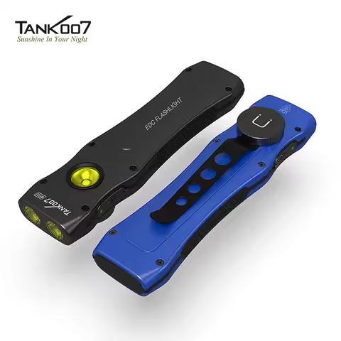 TANK007 WF02 1100LM 2-in-1 Flashlight Outdoor Waterproof and Drop-Resistant Long Endurance USB Recha
