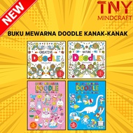[TNY] BUKU MEWARNA: Doodle Untuk Kanak-kanak / Creative Doodle Colouring Book