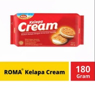 Roma Kelapa Cream 180 gram - Biskuit Cream Susu Vanila