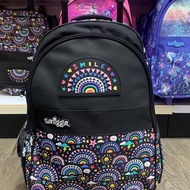 เป้ล้อลากมีไฟ Smiggle Light up Trolly backpack- Better- ดำลาย