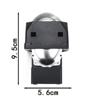 CAROLYN 1.5 Inch Matrix Bi LED Projector Mini Lens High Low Beam LED Lights 6500K car motorcycle hea