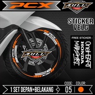 Stiker Cutting Velg PCX - Aksesoris Stiker Cutting Sticker List Velg Motor Honda PCX 160 PCX 150 Lis