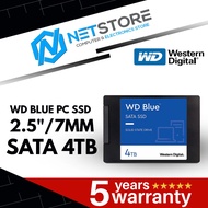 WESTERN DIGITAL WD BLUE SA510 SATA INTERNAL SSD 2.5"/7MM 4TB - WDS400T3B0A-00C7K0