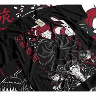 Hisoka T-Shirt Hunter Anime Manga Strip HXH Unisex Sweater Tee Lembut Semua Saiz