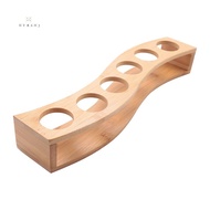 Shot Glass Holder Set-1Oz/30Ml Shot Glass Set Bamboo Shot Glass Holder, 6Pcs Shot Glass Set, Perfect
