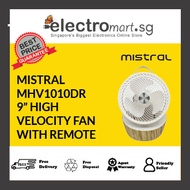 MHV1010DR 9” HIGH  VELOCITY FAN  WITH REMOTE MISTRAL