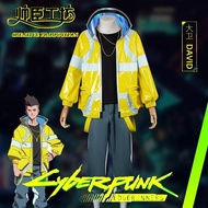Cyberpunk Edge Walker Cos David C Clothes Running Hand Lucy Clothes 2077 Clothing Wig Cospaly Male H