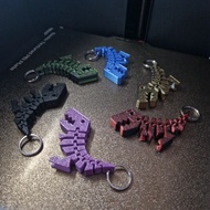 3D printed Dinosaur keychain