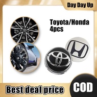 Berkualiti 4Pcs 62mm/69mm Car Wheel Center Cap,Suitable for Honda&Toyota,original vehicle slot insta
