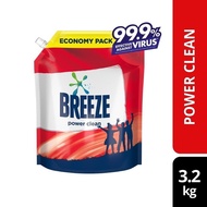 Breeze Detergent Liquid Refill Power Clean 3.2kg