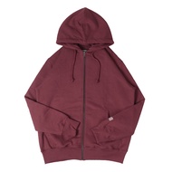 MACRON HEAVY WEIGHT ZIPPER MAROON