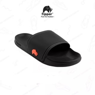 FIPPER SLIP ON SANDALS ORIGINAL MEN / WOMEN - BLACK / ORANGE