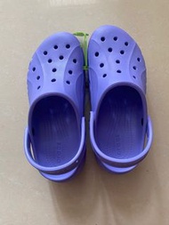 Crocs 厚底鞋 W7 紫色