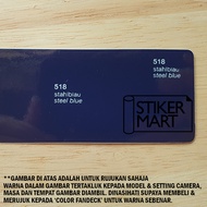 Stikermart Oracal 651 Big Piece Sticker - Blue Sticker - Outdoor Vinyl Sticker Car Wrapping Sticker 